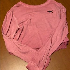 VS Pink long sleeve cop top [NEW]